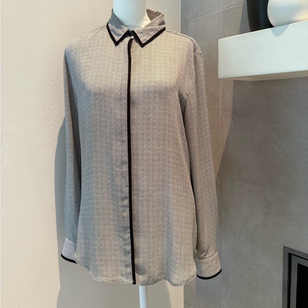 LOFT Monochrome Patterned Shirt